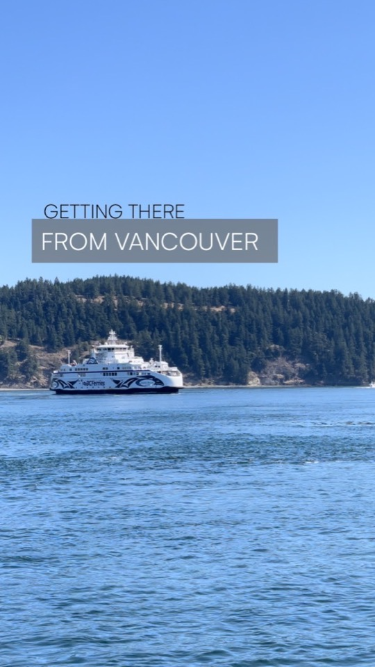 How to get to Galiano Island from Vancouver