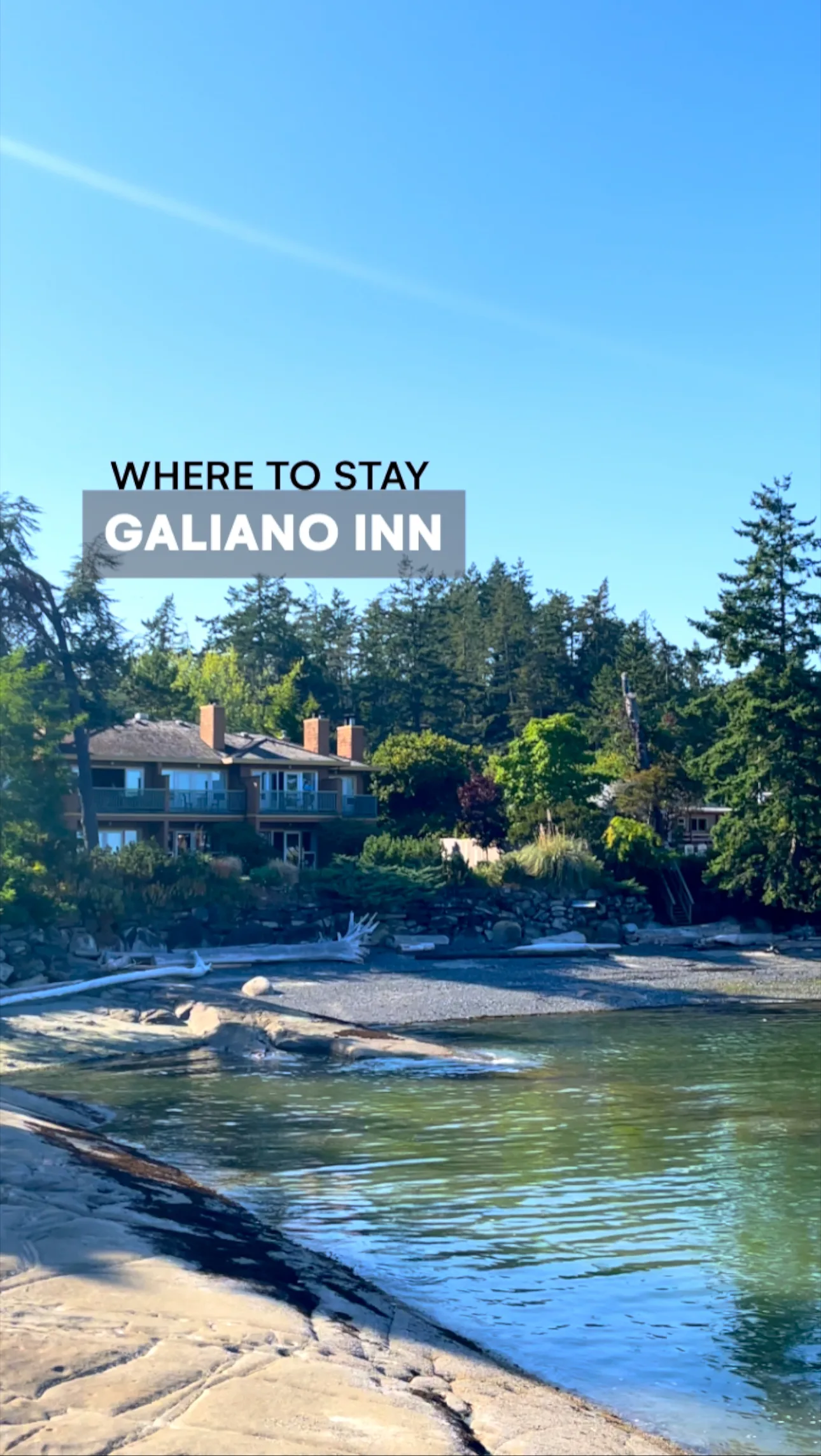 Where to Stay on Galiano Island -BC - Canada - Galiano Inn + Spa